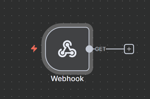 A n8n webhook.